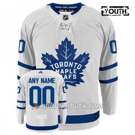 Barn Ishockey Toronto Maple Leafs Tröja Blank med eget tryck Adidas Vit Authentic Barn Ishockey Toronto Maple Leafs Tröja Blank med eget tryck Adidas Vit Authentic